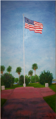 Ann Emery Painting E-mail - Flag Of The United States (400x400), Png Download