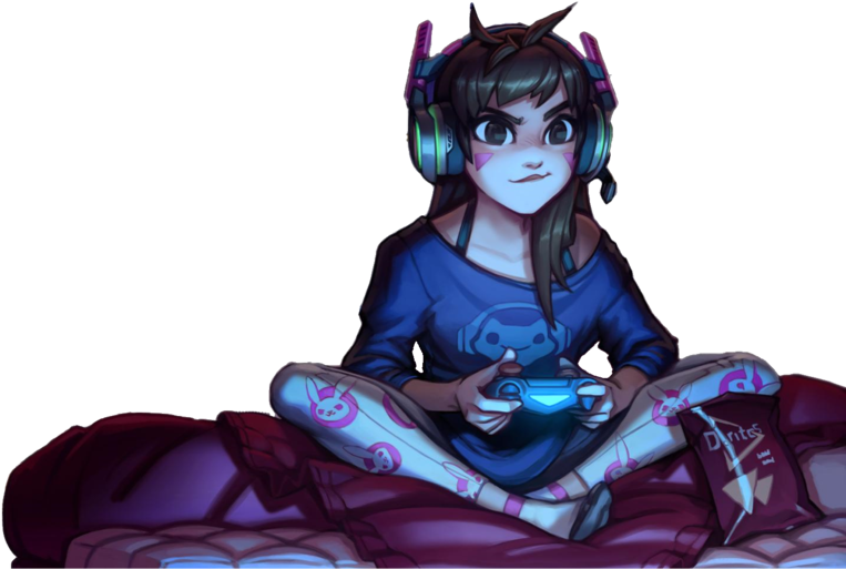 Dva Png - D Va Png (1024x576), Png Download