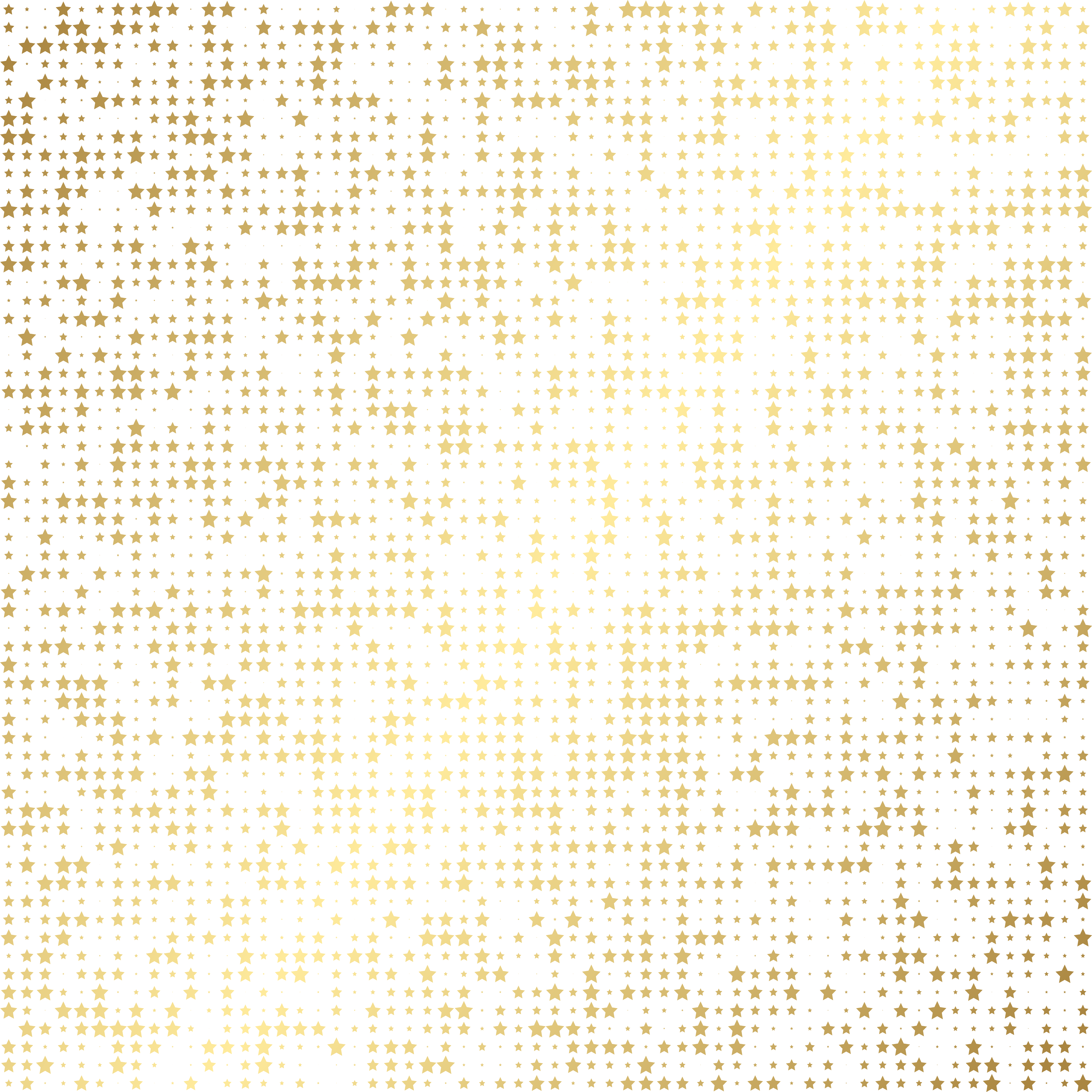 Stars Decor For Background Png Clip Art Image (7998x8000), Png Download