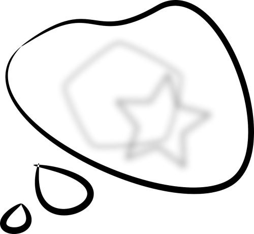 Thinking,speech - Speech Balloon (500x460), Png Download