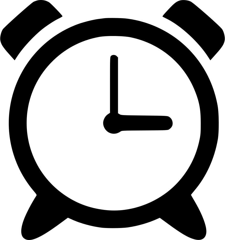 Alarm Clock Comments - Alarm Clock Icon Png (920x980), Png Download