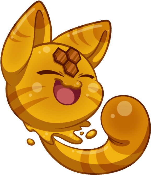I Was Showing My Cousin Some Slime Rancher While She - Slime Rancher Honey Tabby (500x563), Png Download