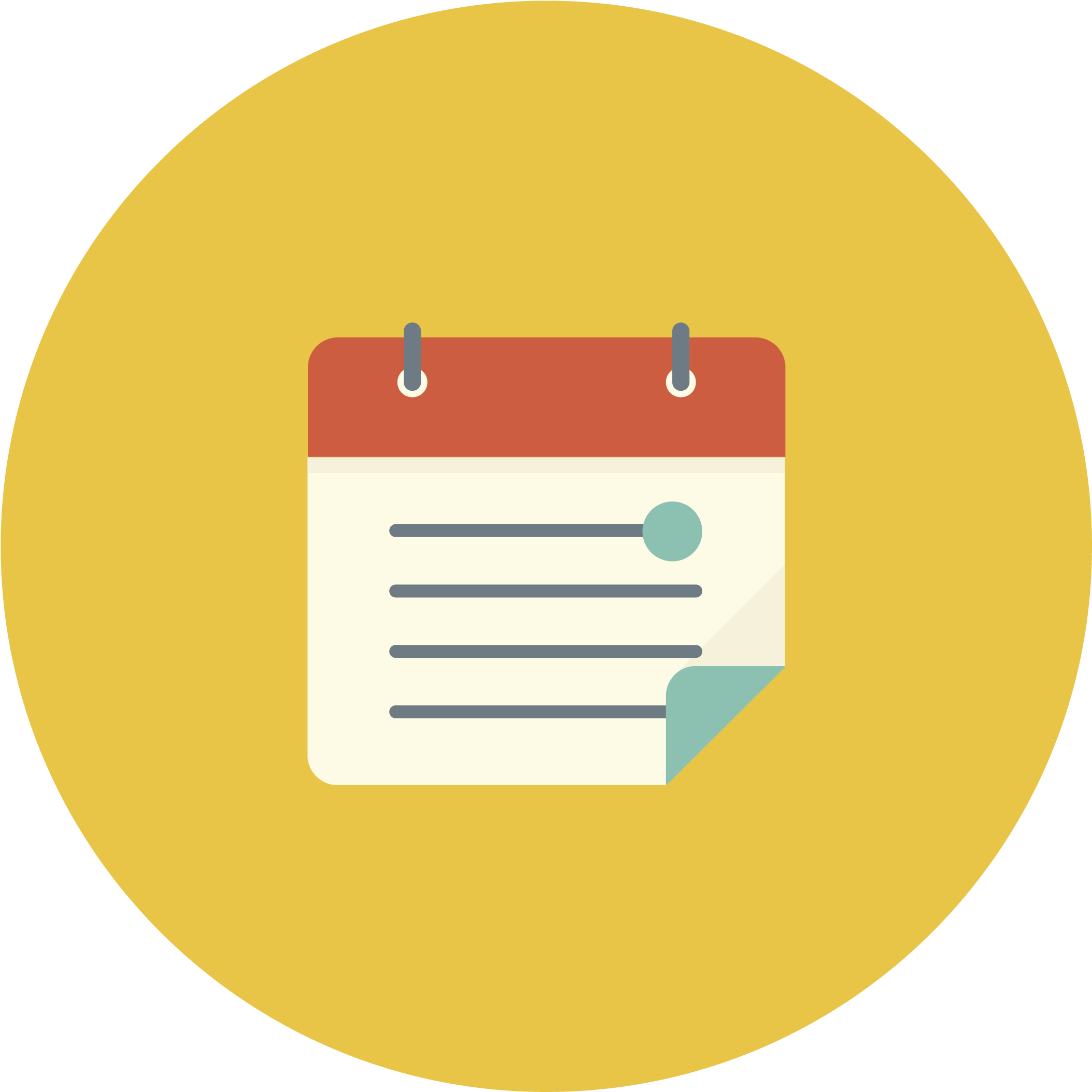 Png File 2133 X - Agenda Flat Design Png (2133x2133), Png Download