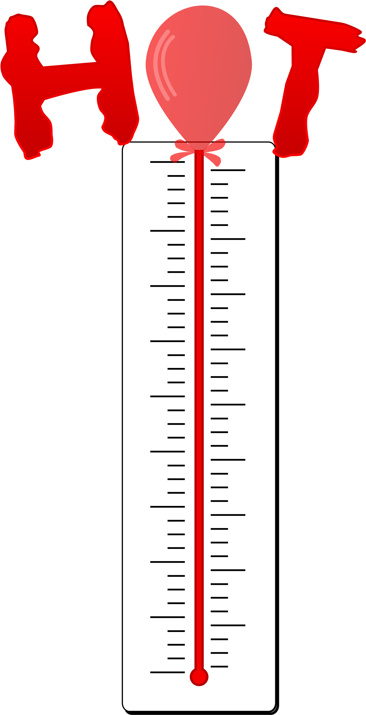 Clipart Library Bursting - Thermometer Bursting (1282x2400), Png Download