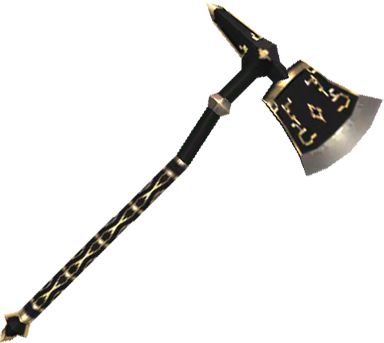 Ffxi Great Axe 3b - Axe Fantasy Png (384x343), Png Download
