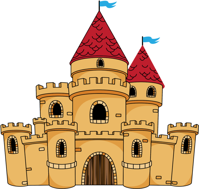 Wallpaper Clipart Castle - Clipart Castle (800x772), Png Download