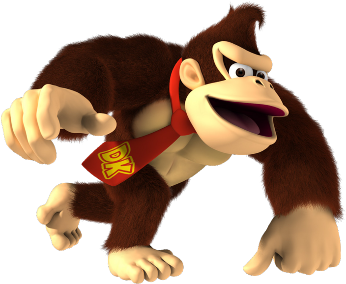 Dk Donkey Kong - Mario Party 8 (nintendo Wii 2007) (723x600), Png Download