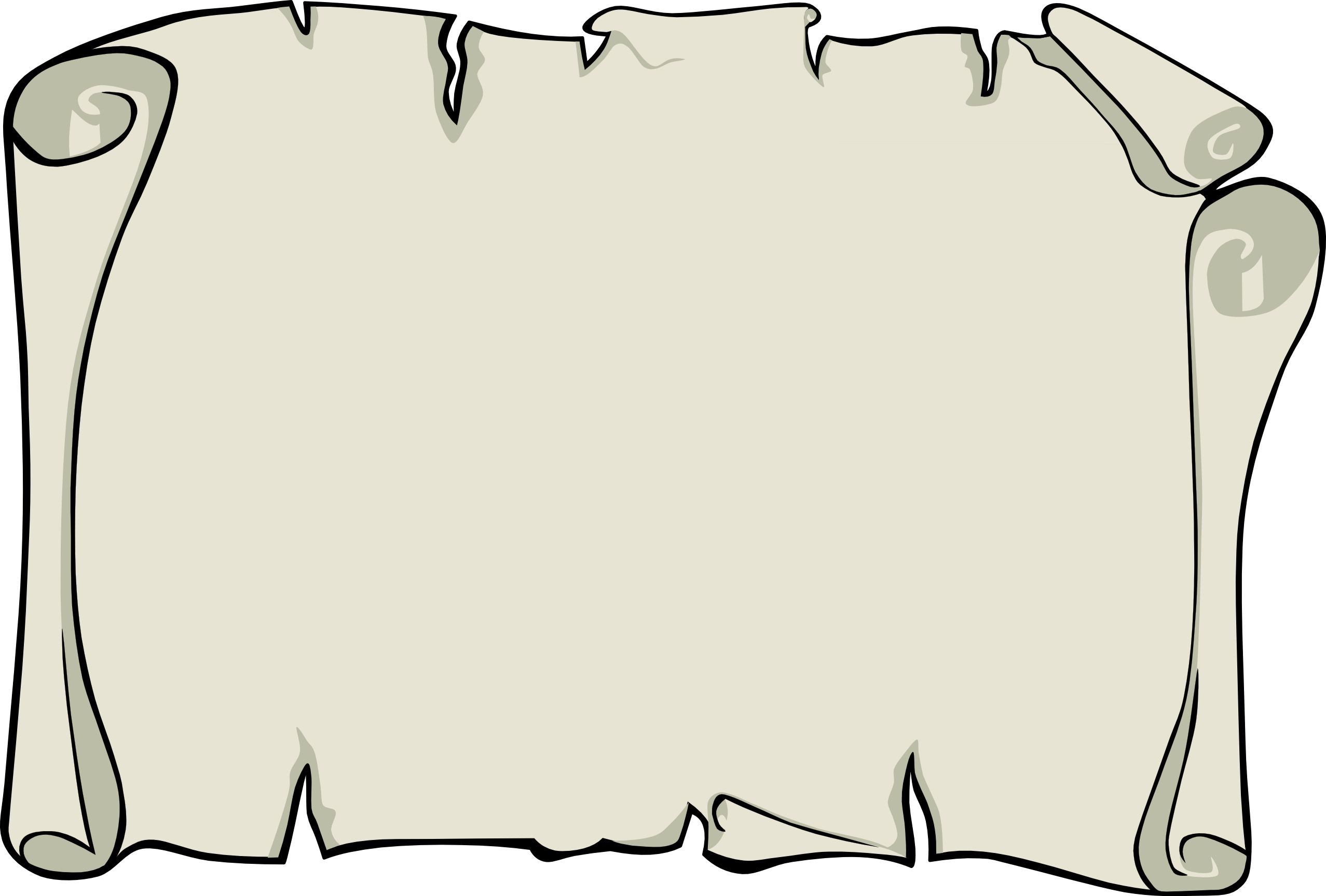 Parchment Background - Clipart Library - Speak Five Lines To Yourself Every Morning (2555x1727), Png Download