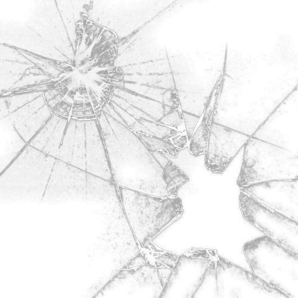 Bulletholes Brokenglass Cracks Overlay Cracks Overlay - Android (1024x1024), Png Download