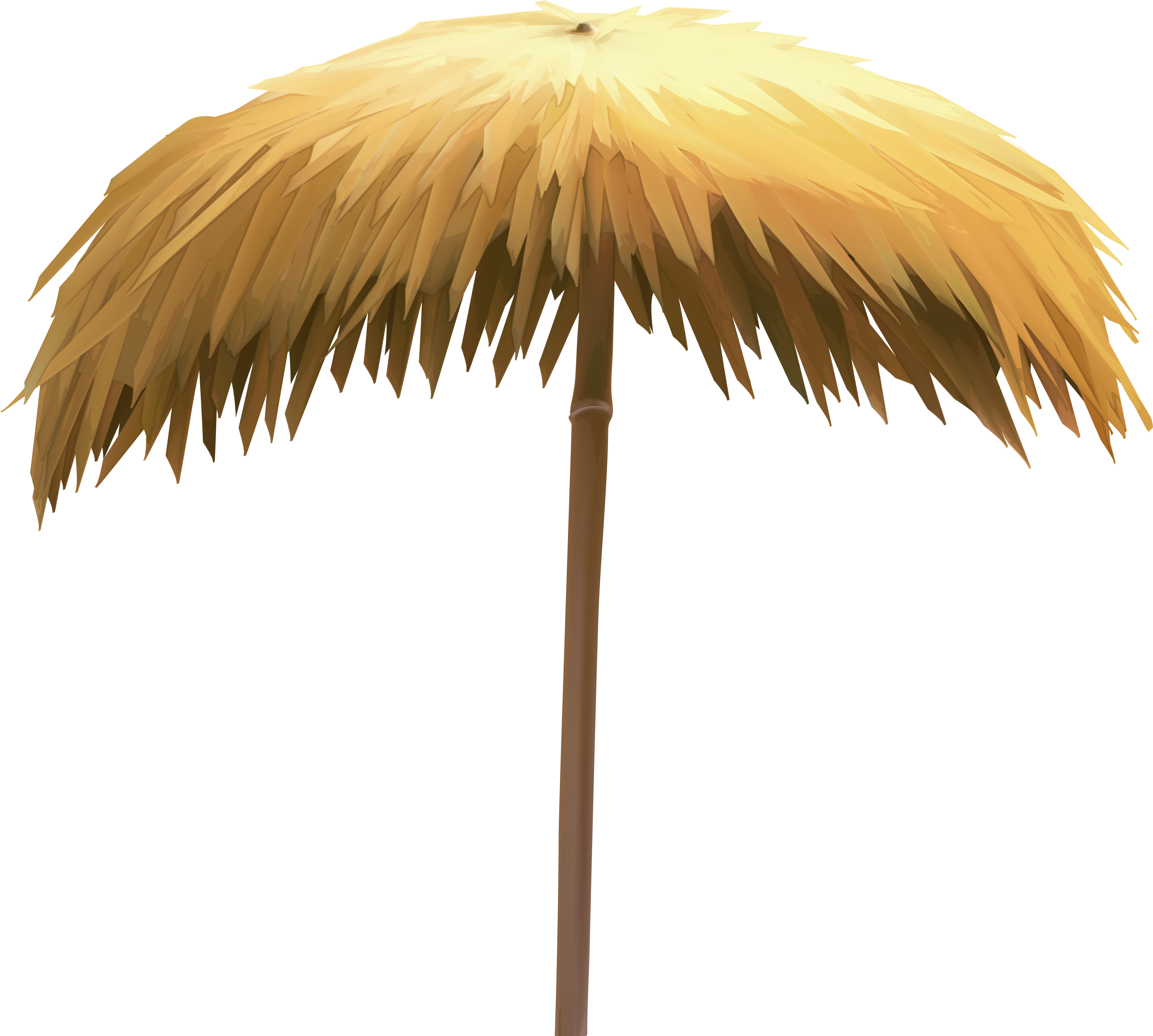Beach Umbrella Clipart Png (7000x6186), Png Download