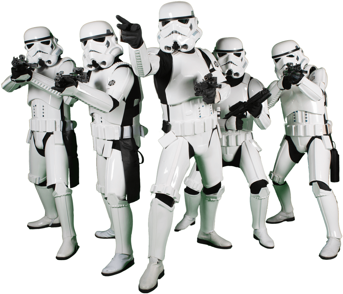 Movies - Storm Troopers White Background (1331x1024), Png Download