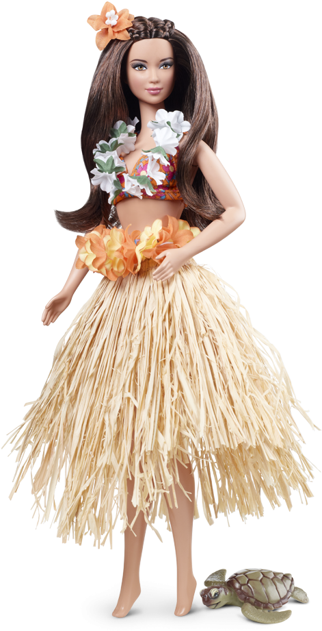 Hawaii U - S - A - Barbie Doll - Barbie Dolls Of The World America (640x950), Png Download