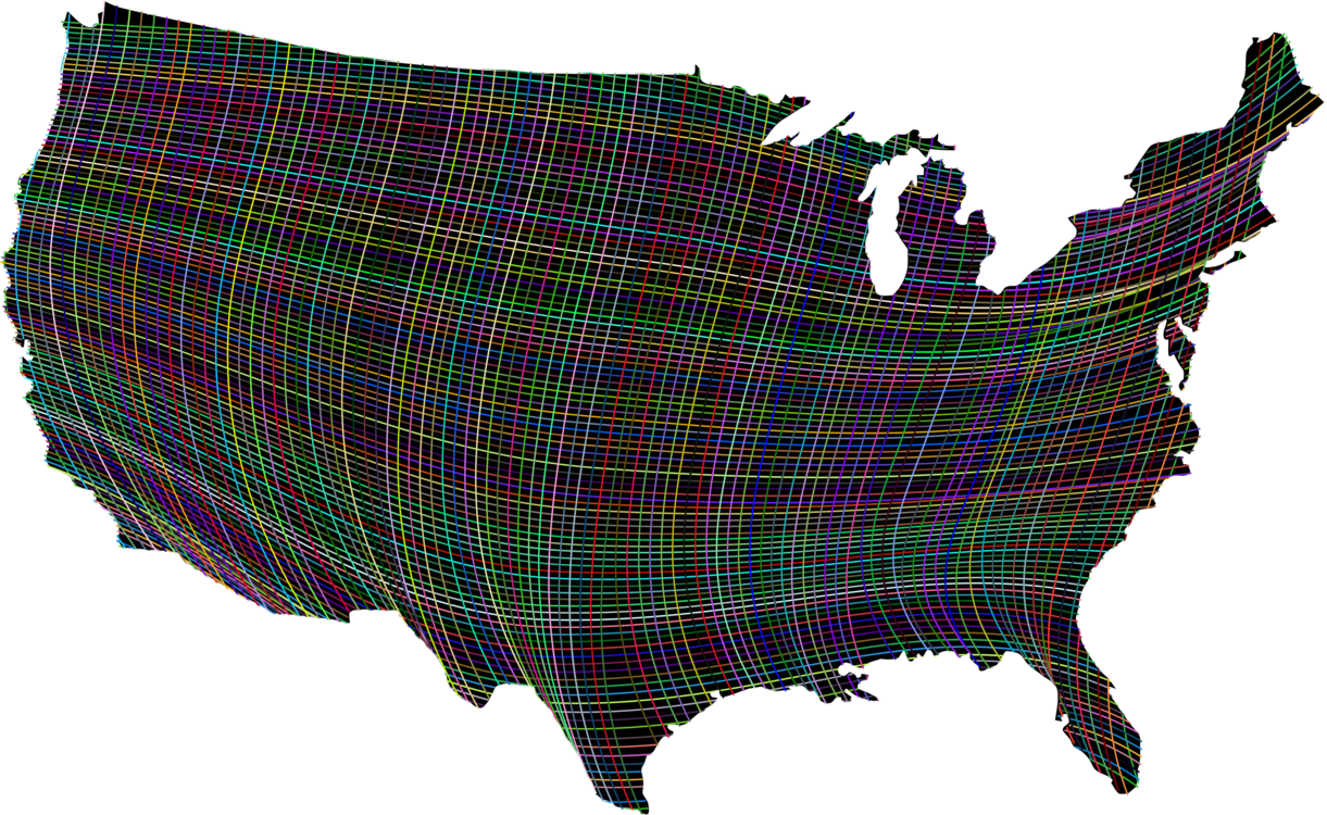 United States Of America U - 1932 Election Map By County (1221x750), Png Download