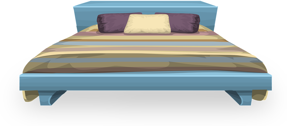 Bed Clipart Clipart Cliparts For You - Bed Clip Art Transparent (1136x540), Png Download