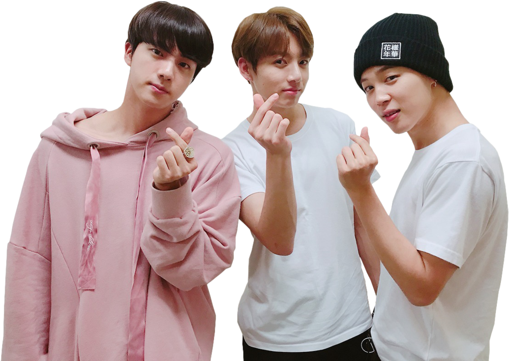 Weibo Jin / Jungkook / Jimin By Sayboks - Bts Jimin Jin And Jungkook (1024x718), Png Download