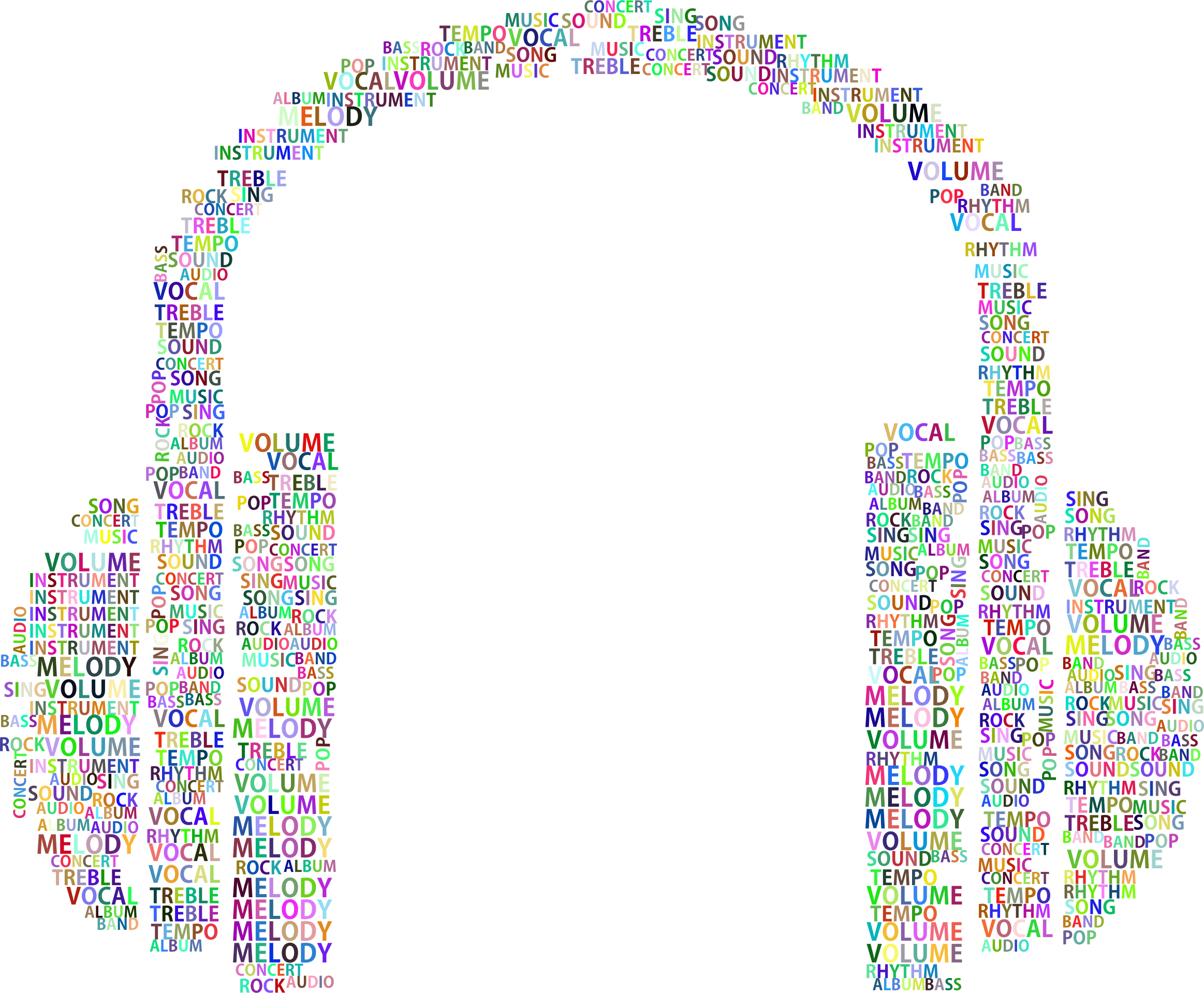 This Free Icons Png Design Of Prismatic Music Headphones (2326x1918), Png Download
