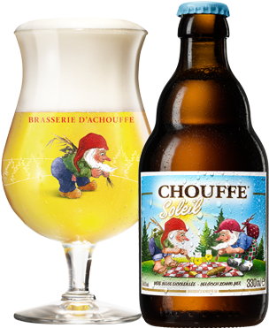 Soleil-col New - La Chouffe Blond Ale (329x500), Png Download