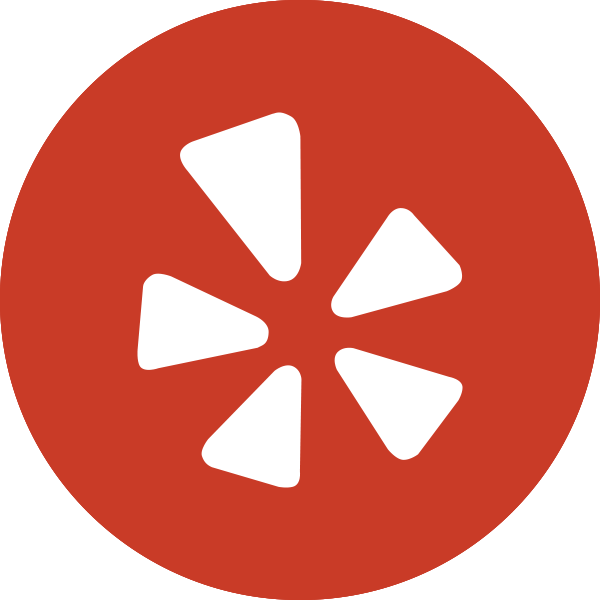 Yelp - Yelp Icon Circle Black (500x500), Png Download