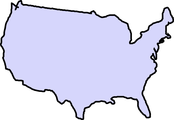 Printable United States Time Zone Map - United States Clip Art (600x414), Png Download