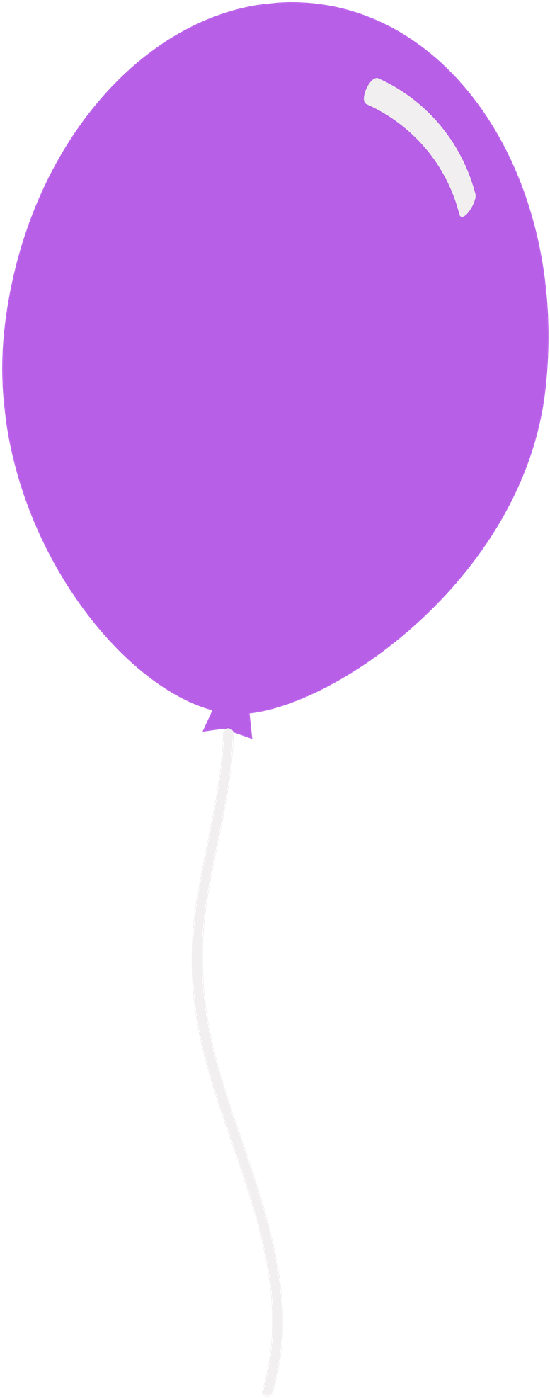 Purple Balloon Png (1588x2246), Png Download