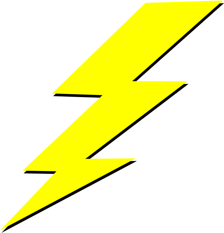 Download Transparent Lightning Bolt Clip Art At Clipart Library