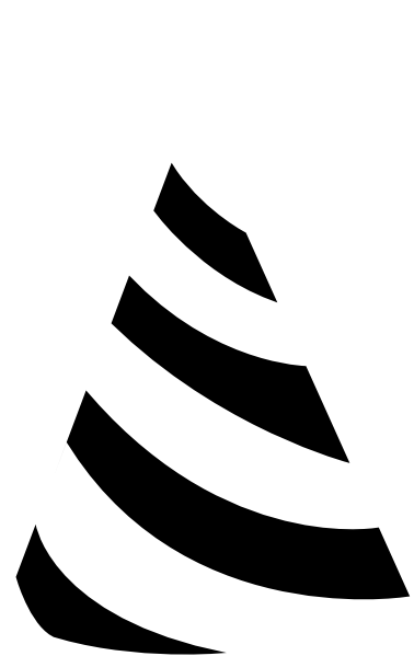 Clipart Black And White Library Clip Art Panda Free - Party Hat (378x599), Png Download