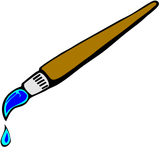 Paint Brush - Paint Brush Png (376x352), Png Download