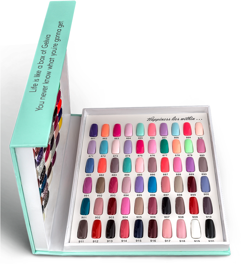 Gelivia Combo - Nail Polish (800x889), Png Download