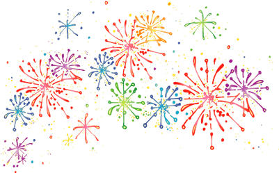 Cartoon Fireworks - Fireworks Clipart (400x400), Png Download