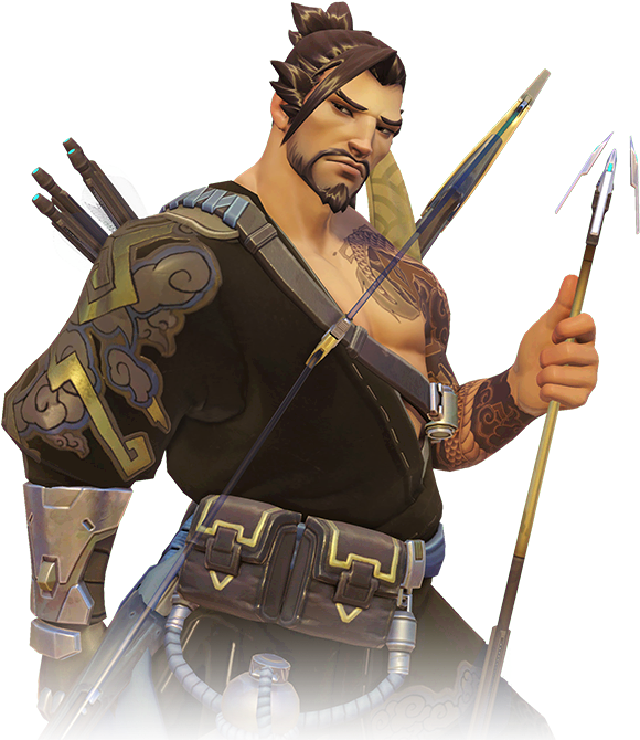Hanzo - Ow Overwatch Paul Nakauchi Hanzo Cosplay Costume (594x712), Png Download