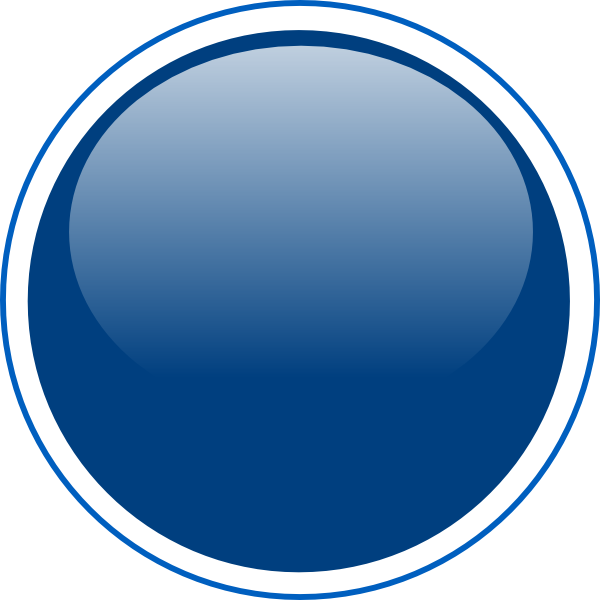 Blue Circle Button (600x600), Png Download