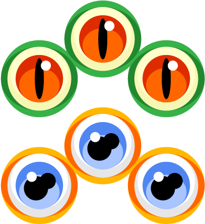 19 Monster Eyes Clipart Royalty Free Stock Huge Freebie - Monster Eyes Clipart (458x593), Png Download