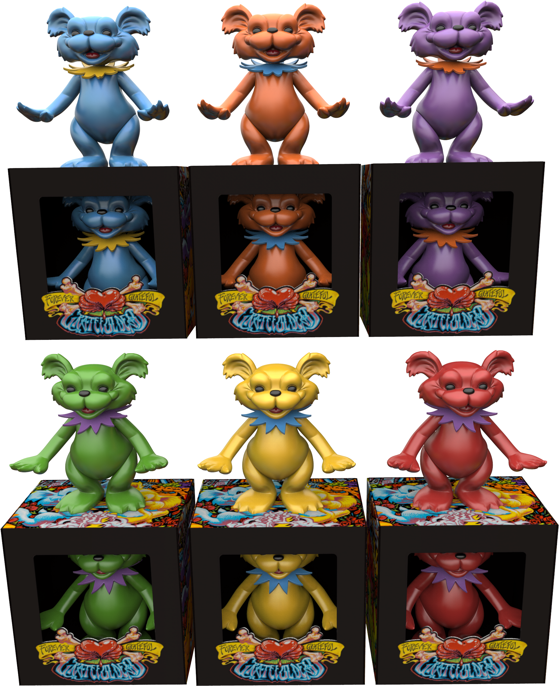 All4 V=1531929606 - Grateful Dead (2560x2560), Png Download