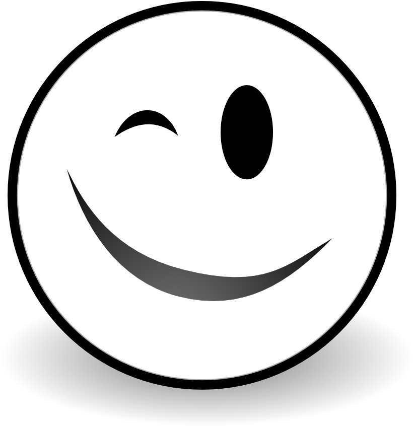 Emojis Drawing Winky Face - Water (999x999), Png Download