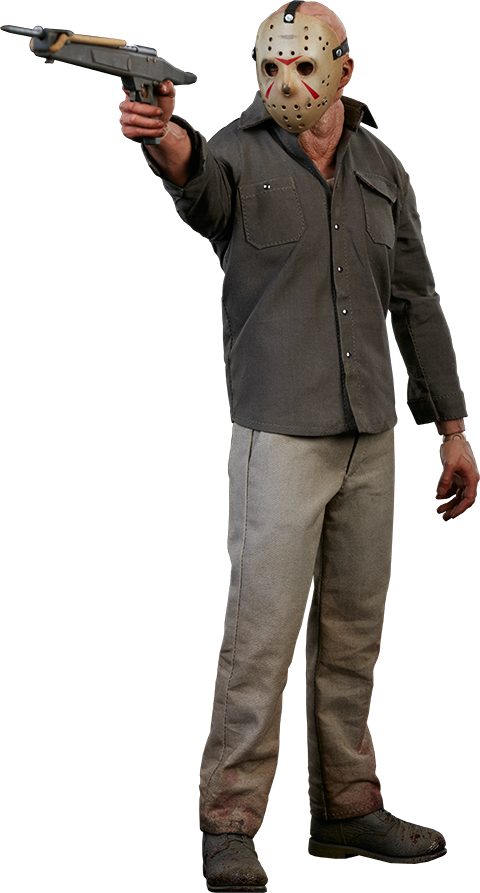 Jason Voorhees Sixth Scale Figure - Friday The 13th - Jason Voorhees 1:6 Scale Action Figure (480x893), Png Download