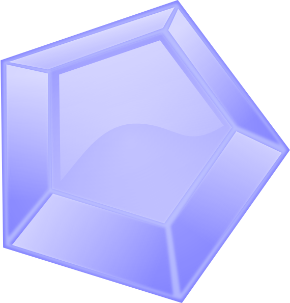 How To Set Use Blue Diamond Shape Svg Vector (570x595), Png Download