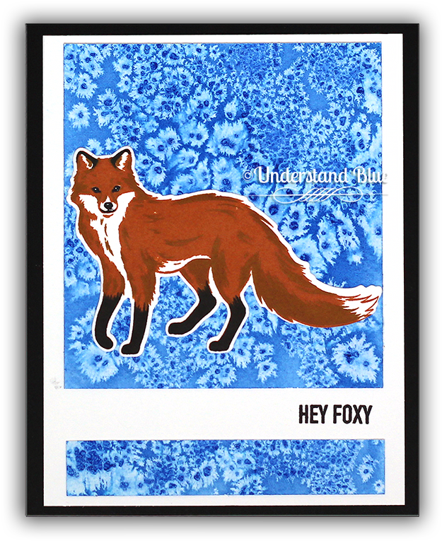 Salted Watercolor Background Fox By Understand Blue - Red Fox (650x783), Png Download