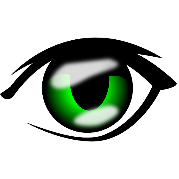 Anime Eye Clipart (600x600), Png Download