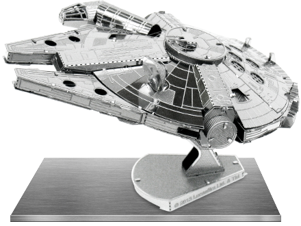 Picture Of Star Wars - Millennium Falcon Metal Earth (440x330), Png Download