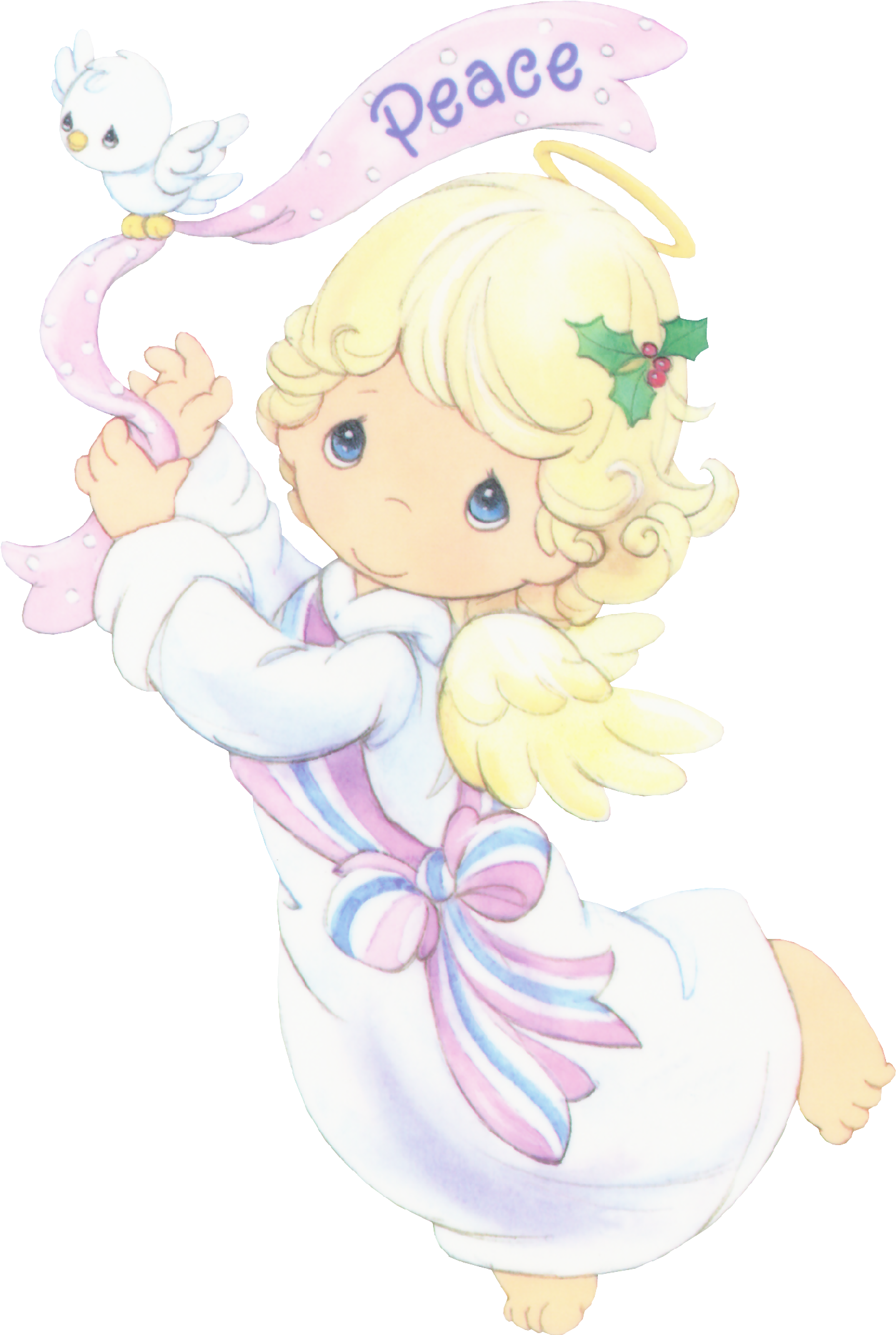 Tubes Chats Cuteness Pinterest - Precious Moments Angel Drawings (1500x2198), Png Download