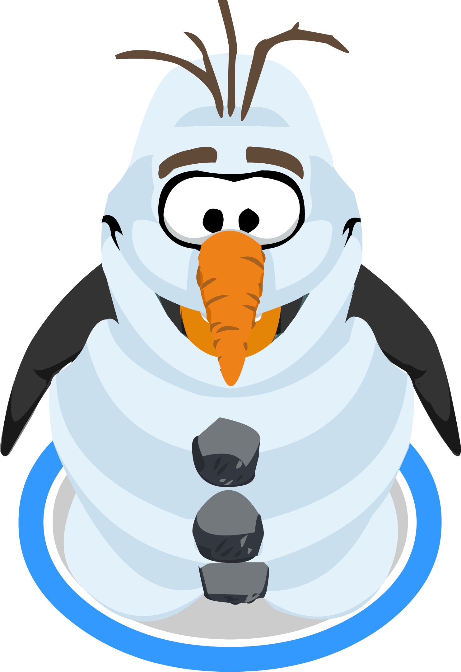 Olaf's Costume Ig - Cartoon (1482x2160), Png Download