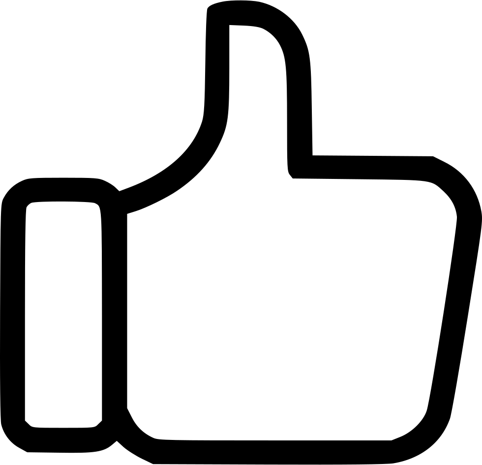 Like Facebook Social Thumb Up Favourite Favorite Comments - Facebook Icon Like (980x946), Png Download