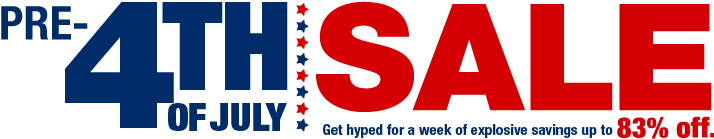 4th Of July Sale Png - Pre 4th Of July Sale (720x260), Png Download