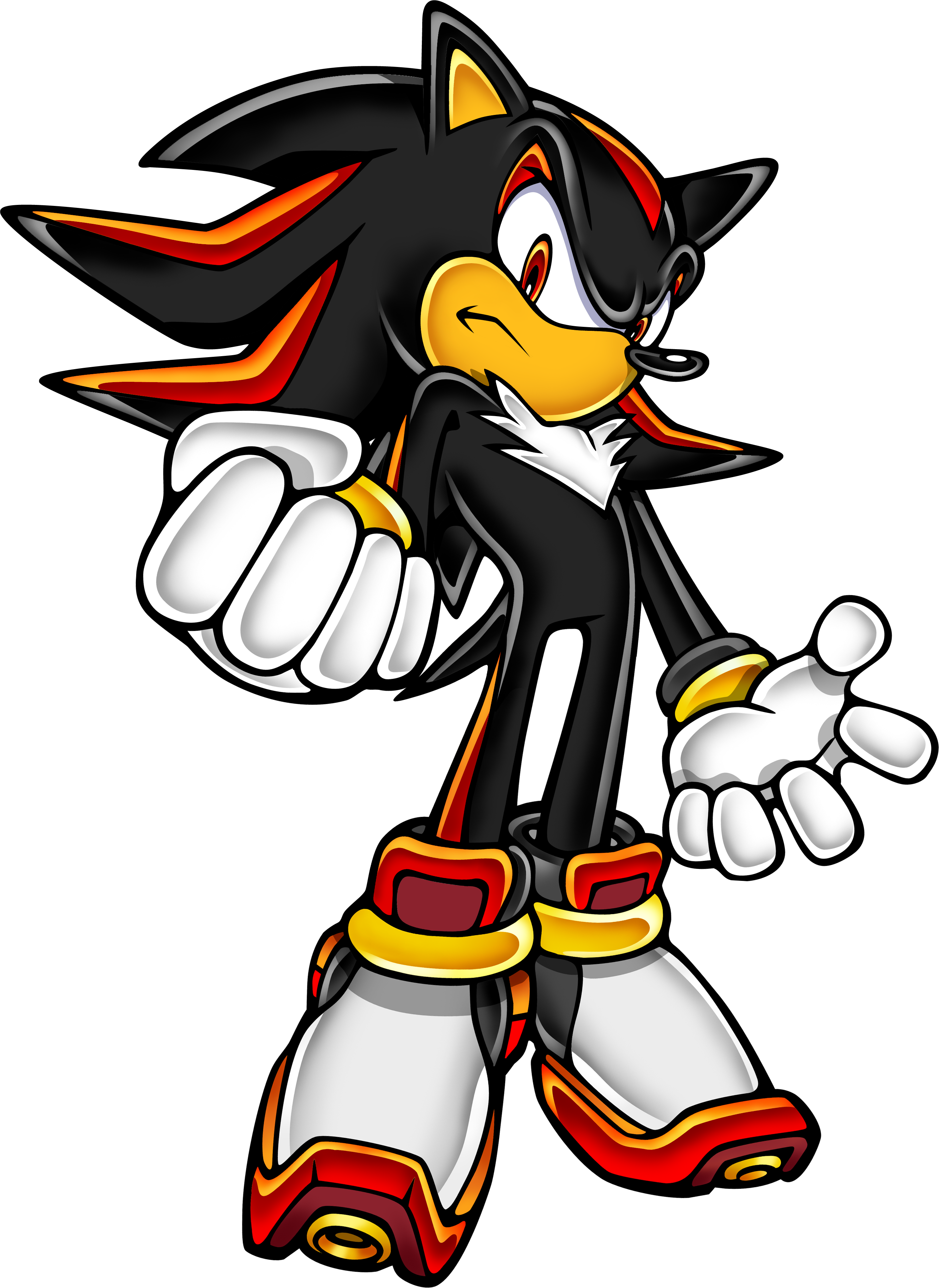 Hedgehog - Shadow Sonic Adventure 2 (2820x3866), Png Download