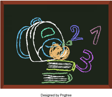 Design Of Stationery For Cartoon School Education, - Portable Network Graphics (360x360), Png Download