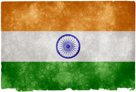 India Flag Download Transparent Png Image - India Grunge Flag (500x341), Png Download