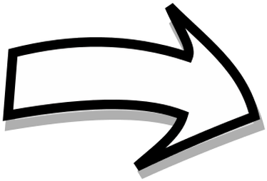 Arrow Bw Curved Right - Transparent Background White Curved Arrow (400x400), Png Download