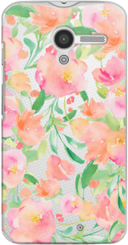 Cute Watercolor Flower Iphone Case - Mobile Phone Case (300x497), Png Download