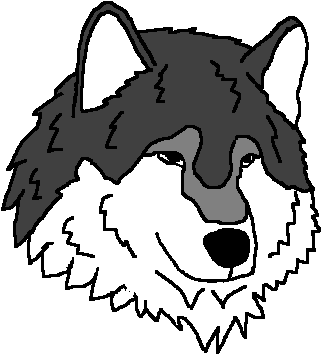 Svg Stock Head Transparent Wolf (366x368), Png Download