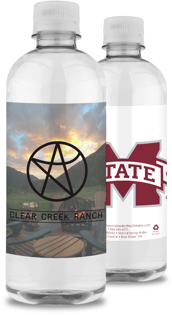 Custom Bottled Water For Schools And Universities - Mississippi State University 3" X 4" Decal (826x1265), Png Download